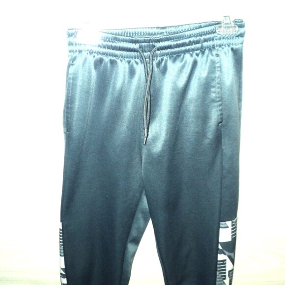 Puma Sweatpants Boy's Size Large (14-16) Blue Track Joggers Activewear Pants - Picture 2 of 8